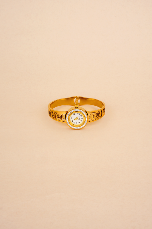 Gold Plated Bracelet Watch