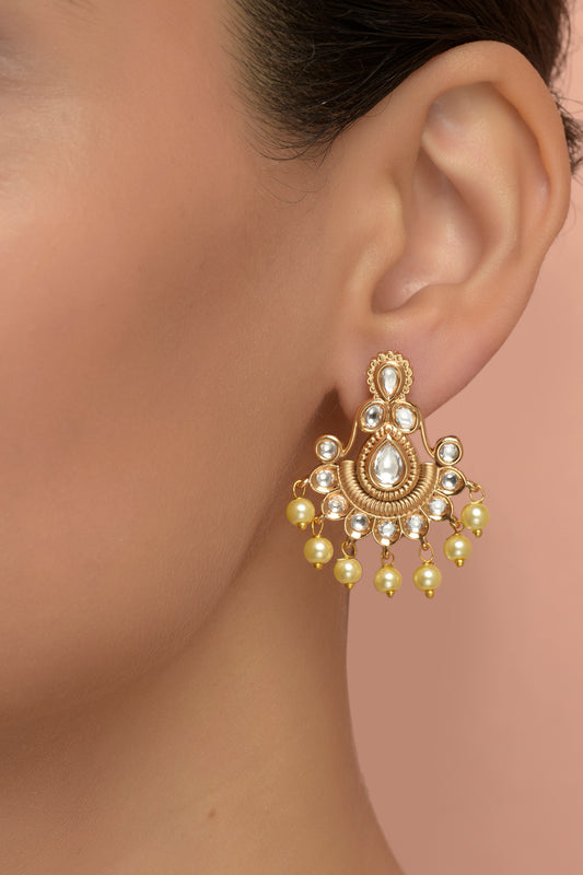 Gold Plated small Chandbala